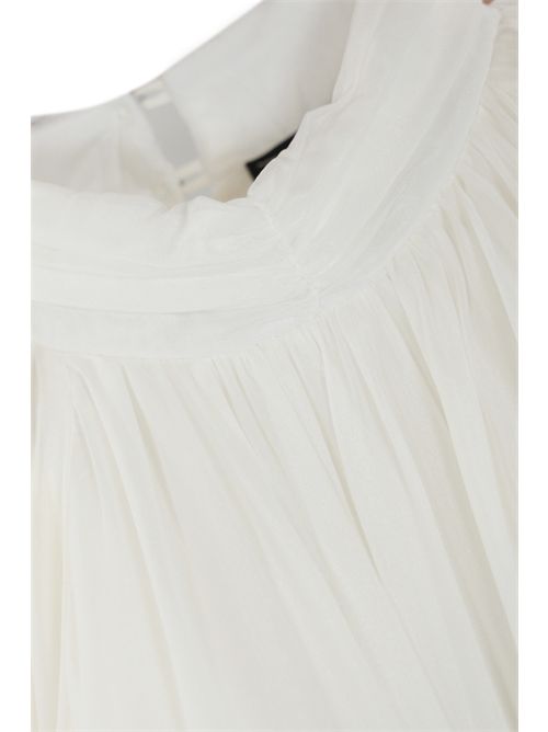 Abito Opalton drappeggiato con rouches TPN | OPALTON 112S5BIANCO